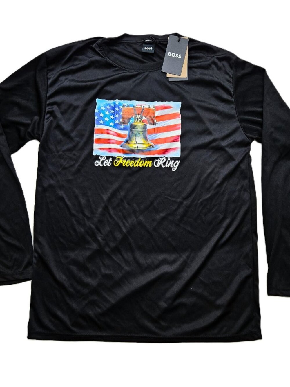 BOSS Hugo Boss Long Sleeve Graphic Shirt Medium NWT